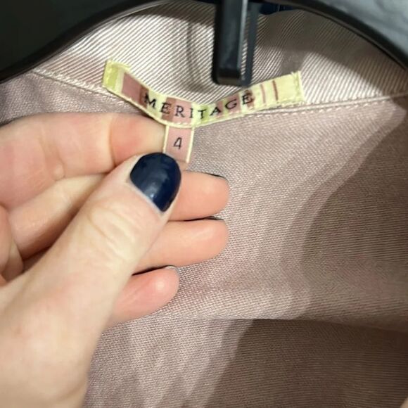 Meritage Size 4‎ Blush Color Jacket - Picture 4 of 7